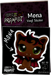 Littlest Brainrot Mascot Sticker - Mona